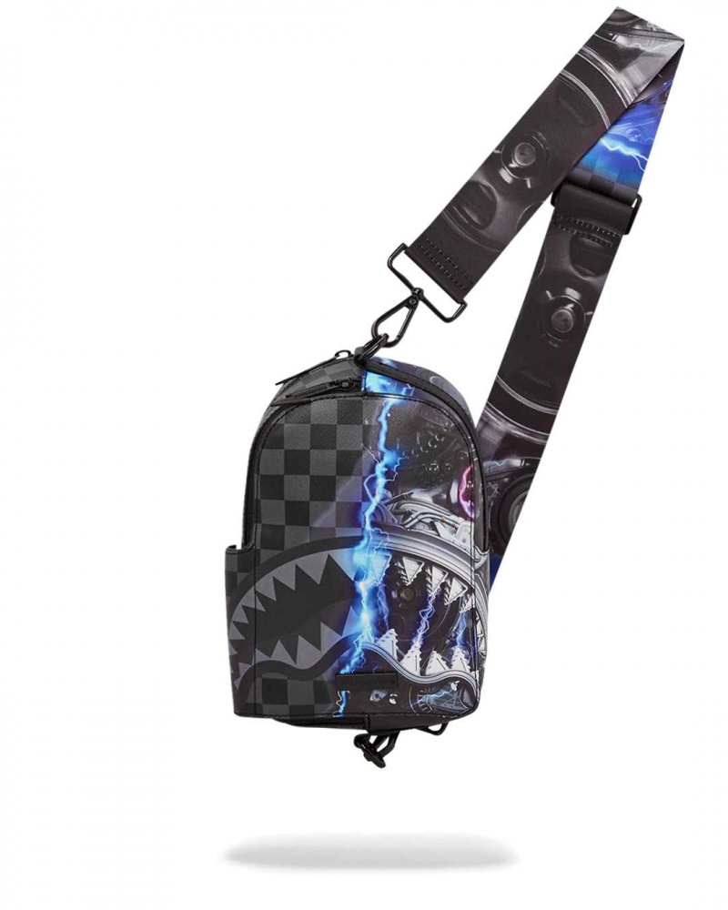 Sprayground Backpack SHARKINATOR 3 SLING BACKPACK Blue | HGZVF3051