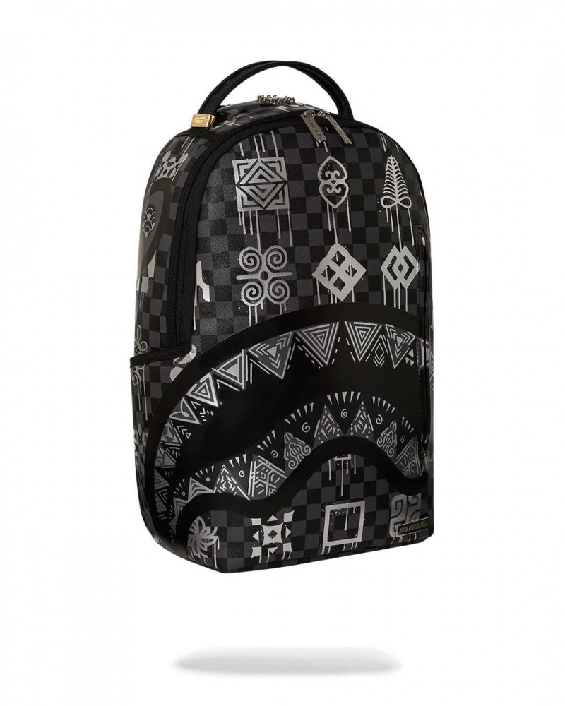 Sprayground Backpack SHARKLGLIFFICS AI BACKPACK Black | QTSIV9315