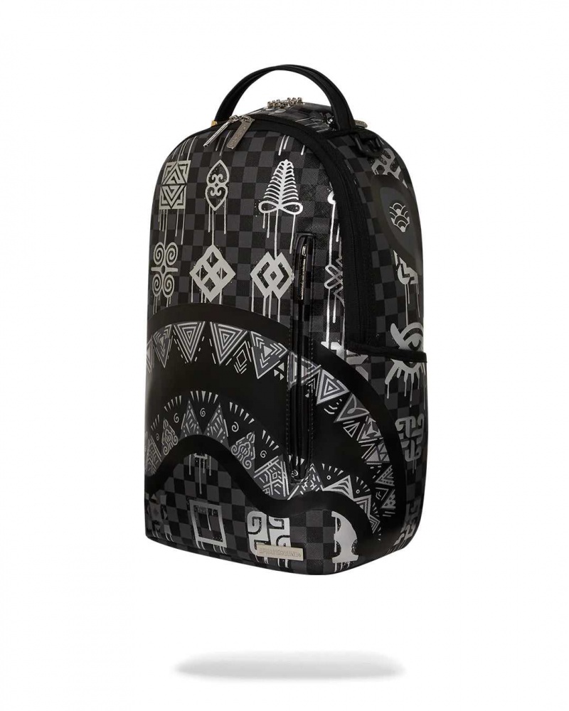 Sprayground Backpack SHARKLGLIFFICS AI BACKPACK Black | QTSIV9315