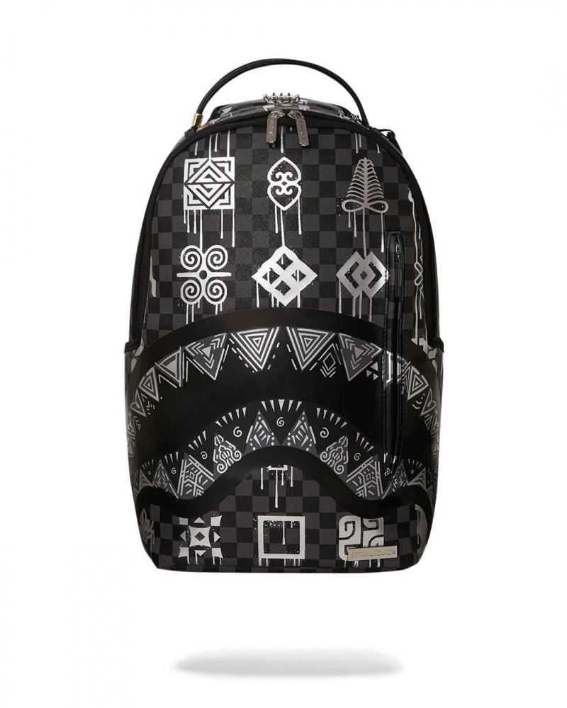 Sprayground Backpack SHARKLGLIFFICS AI BACKPACK Black | QTSIV9315