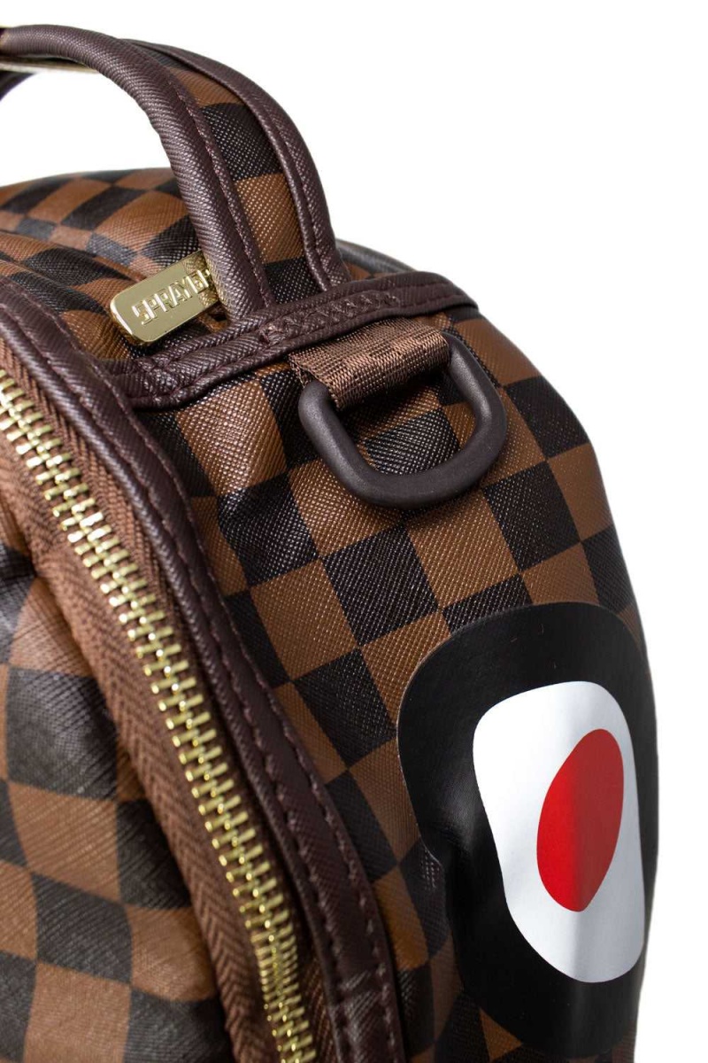 Sprayground Backpack SHARKS IN PARIS Brown | URFEI3218