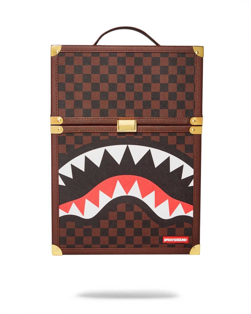 Sprayground Backpack SHARKS IN PARIS SHAT RANJ Brown | ACZVS1842