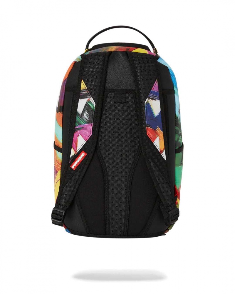 Sprayground Backpack SHARKS IN PAINT BACKPACK Purple | XGWDL4762