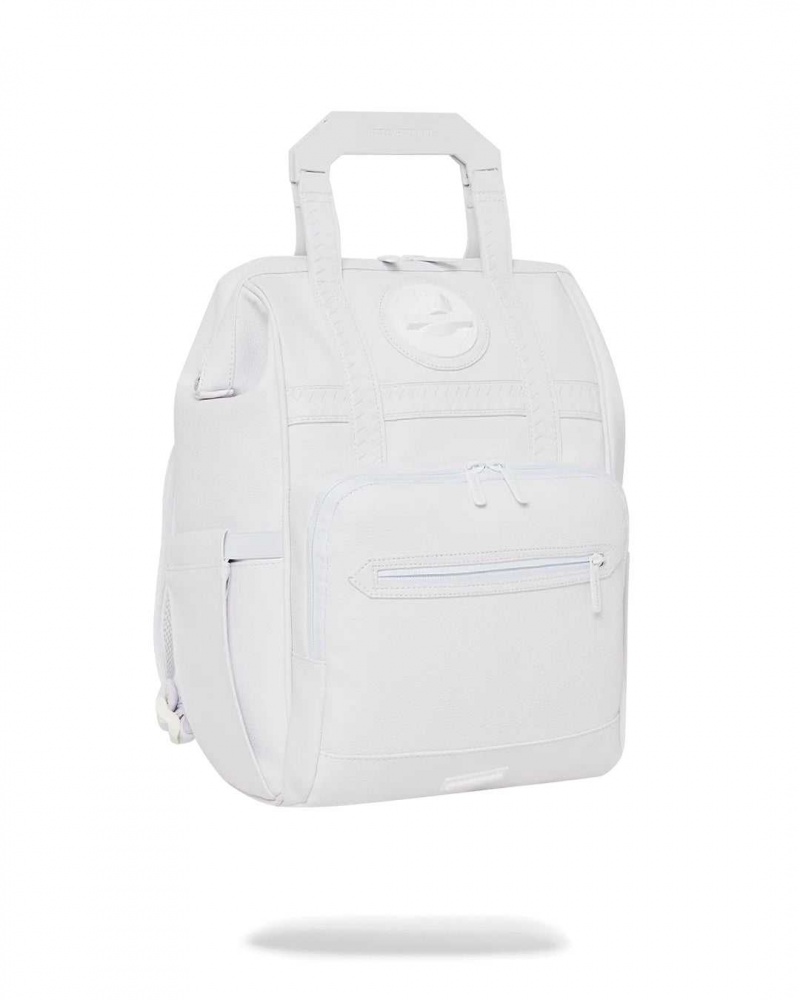 Sprayground Backpack SHARK 3D OUT BIZ TOP OPENER BACKPACK White | OLSAR1746