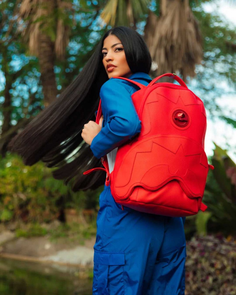 Sprayground Backpack SHARK 3D BOUJEE BACKPACK Red | JQBLR1894