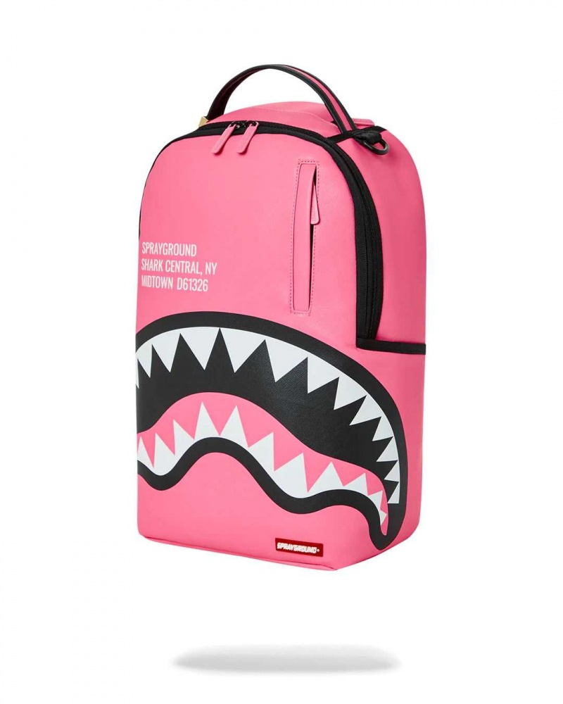 Sprayground Backpack SHARK CENTRAL 2.0 DLXSV BACKPACK / Pink | AZHTC3420