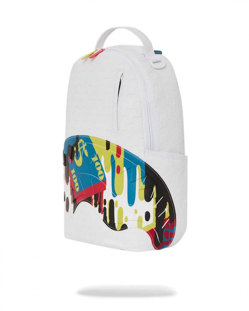 Sprayground Backpack SHARK TRIP DLX BACKPACK White | MKJOS6935