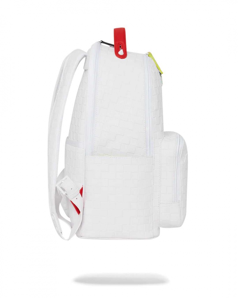 Sprayground Backpack SHARK TRIP NEW CARGO BACKPACK White | OCJUA1958