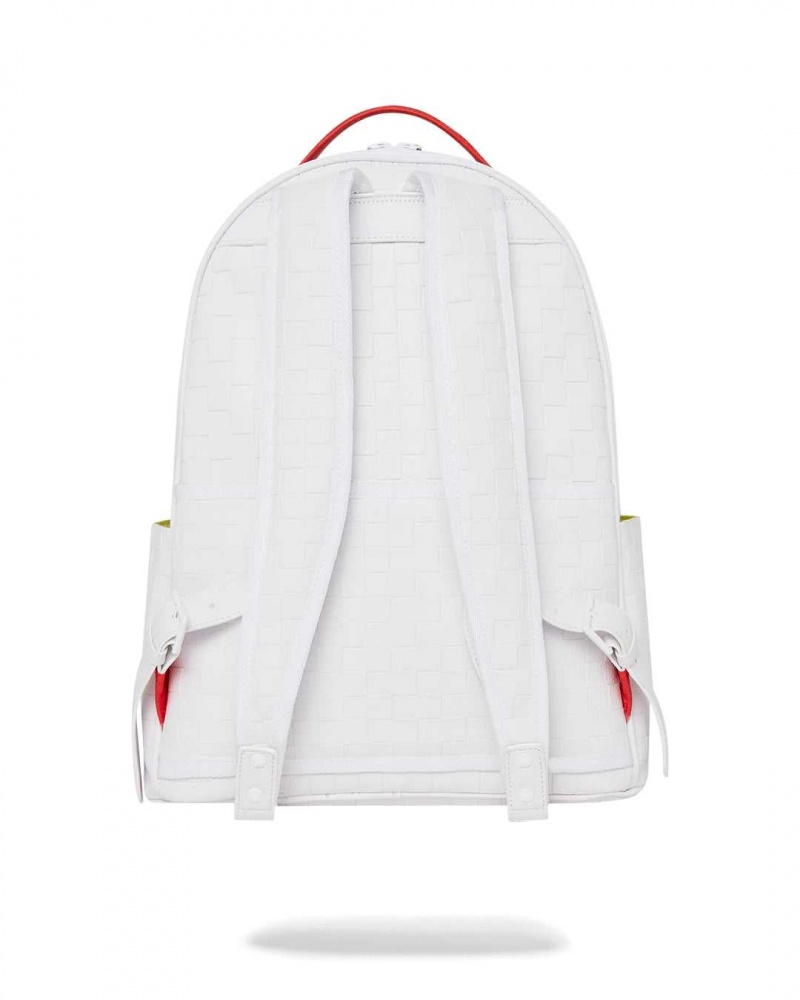 Sprayground Backpack SHARK TRIP NEW CARGO BACKPACK White | OCJUA1958