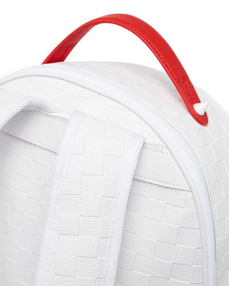 Sprayground Backpack SHARK TRIP NEW CARGO BACKPACK White | OCJUA1958