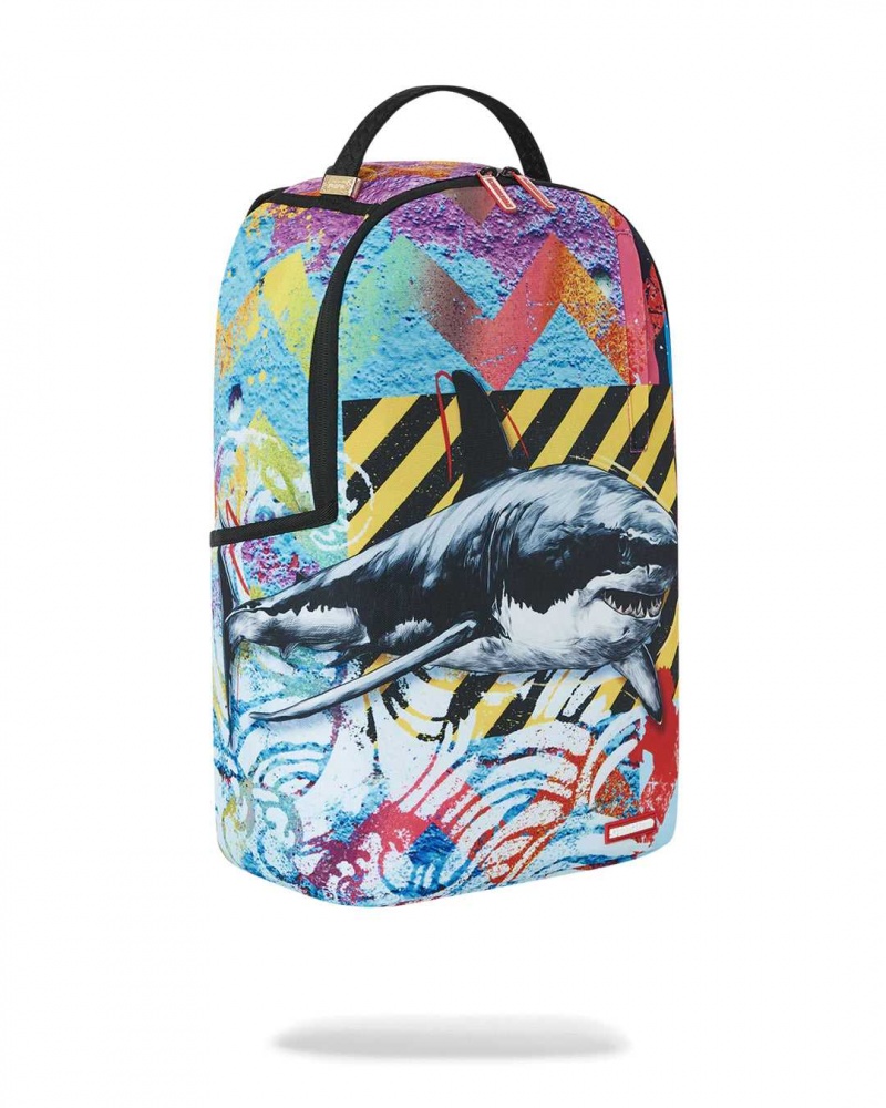 Sprayground Backpack SHARK VIBE DLXSR BACKPACK Yellow | GOCPS4058