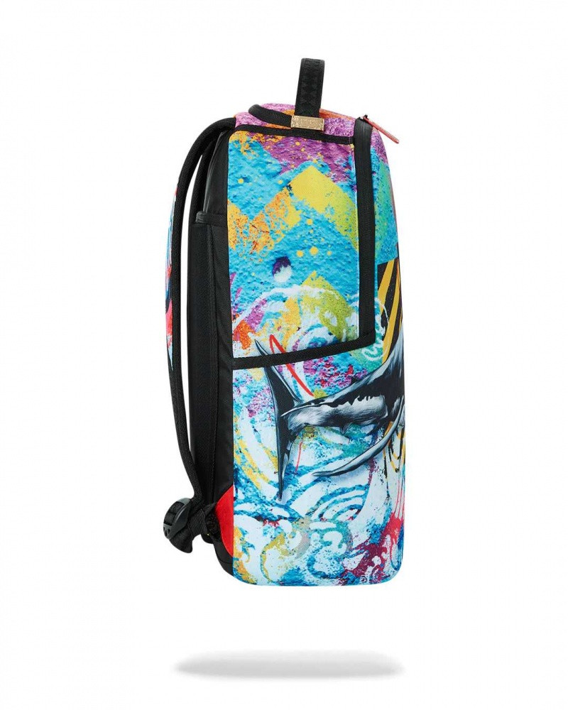 Sprayground Backpack SHARK VIBE DLXSR BACKPACK Yellow | GOCPS4058