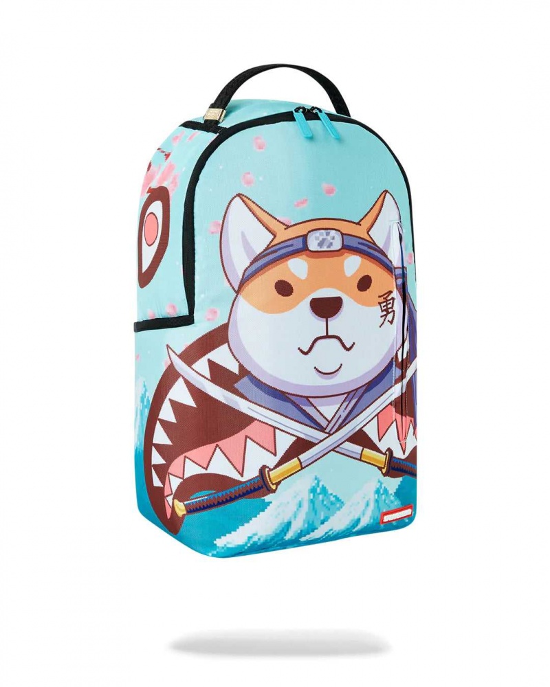 Sprayground Backpack SHIBA INU NINJA DAY DLSXR BACKPACK Blue | NPZLK9105