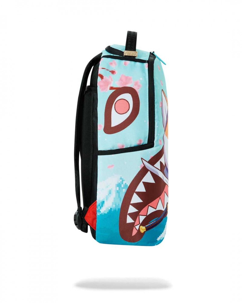 Sprayground Backpack SHIBA INU NINJA DAY DLSXR BACKPACK Blue | NPZLK9105