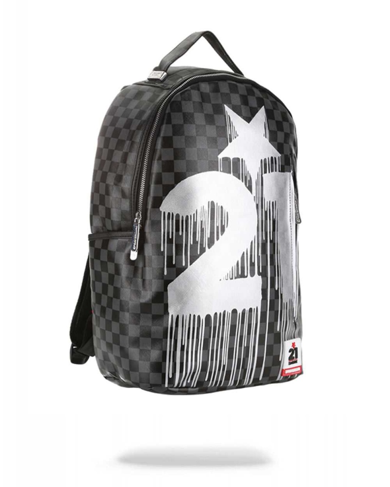 Sprayground Backpack SHORE 21 DRIPS BACK PACK Black | OICVQ2563