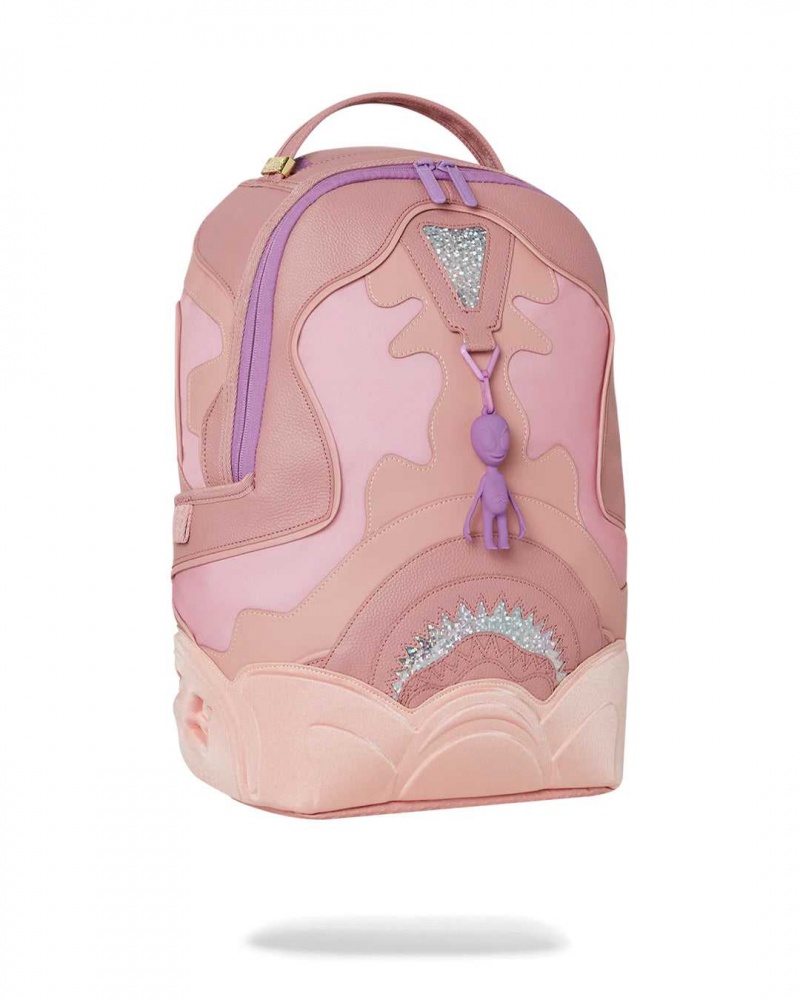 Sprayground Backpack SNEAKER DLX BACKPACK Pink | QLCNJ1423