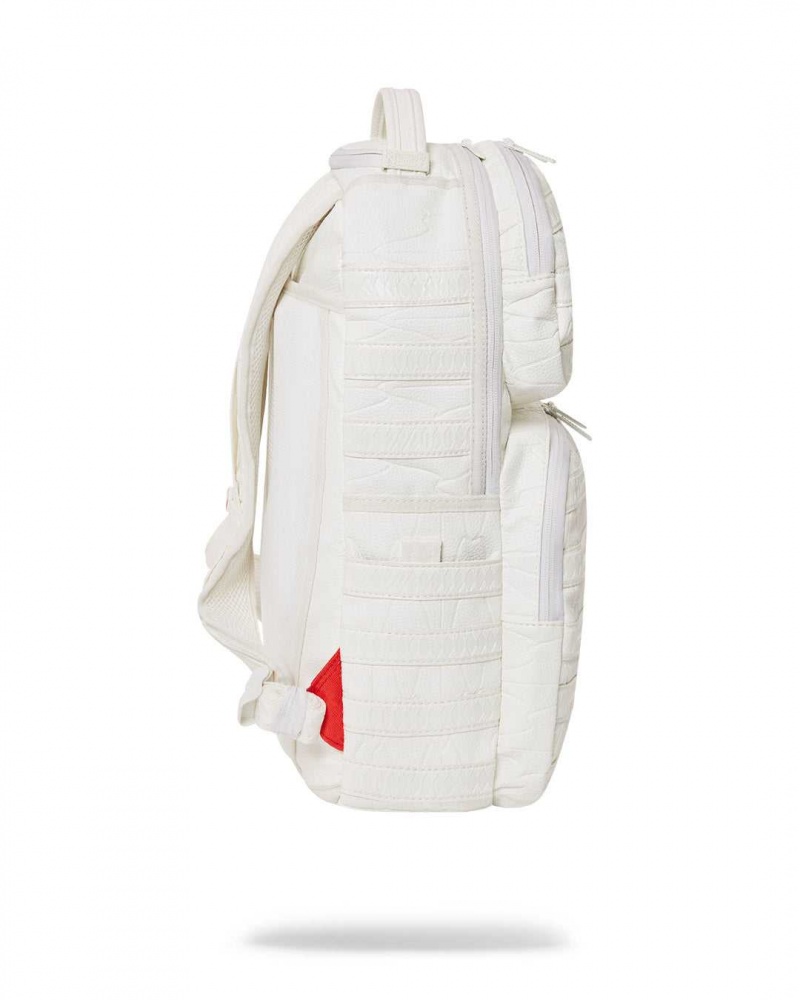 Sprayground Backpack SNOW TROOPER White | KPUVW0936