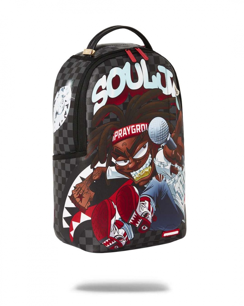 Sprayground Backpack SOULJA BOY ON THE RUN BACKPACK Black | IQGXR7642