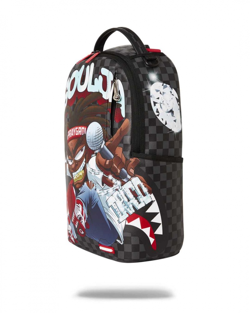 Sprayground Backpack SOULJA BOY ON THE RUN BACKPACK Black | IQGXR7642