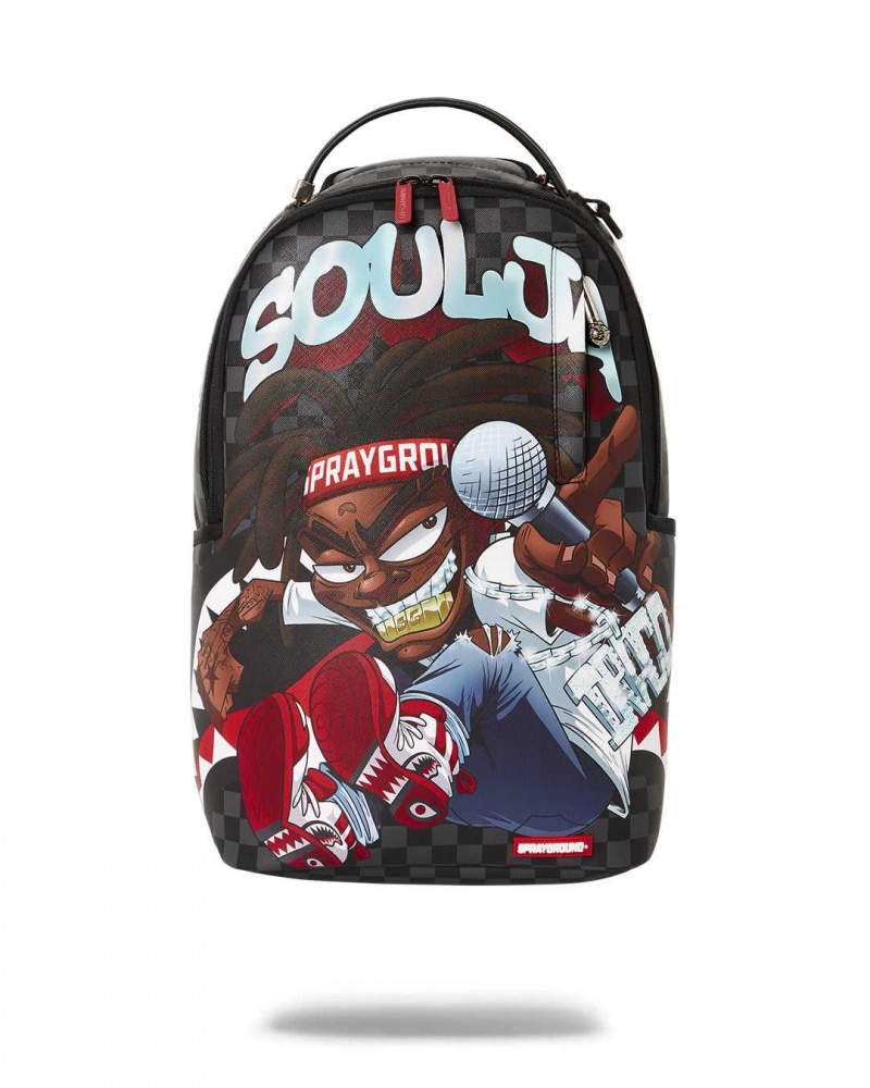 Sprayground Backpack SOULJA BOY ON THE RUN BACKPACK Black | IQGXR7642