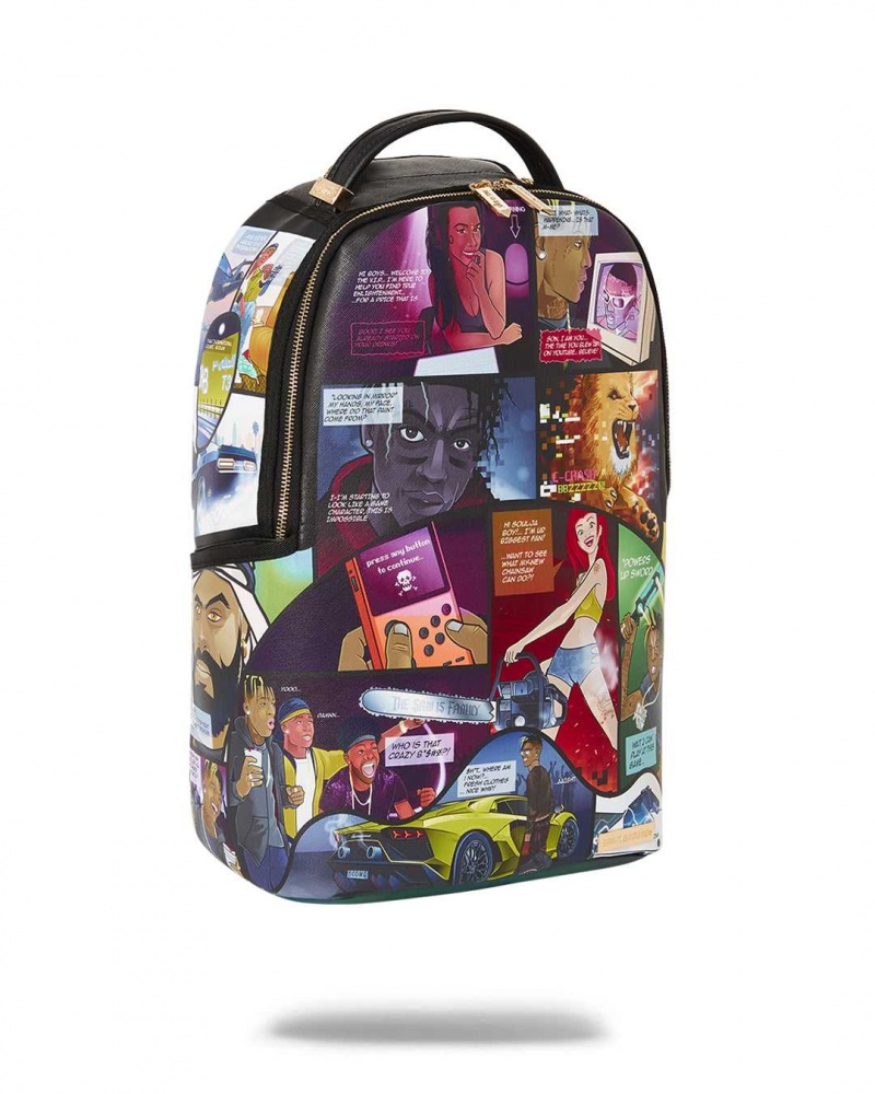 Sprayground Backpack SOULJA BOY COMIC BACKPACK Multicolor | YVTHS0534