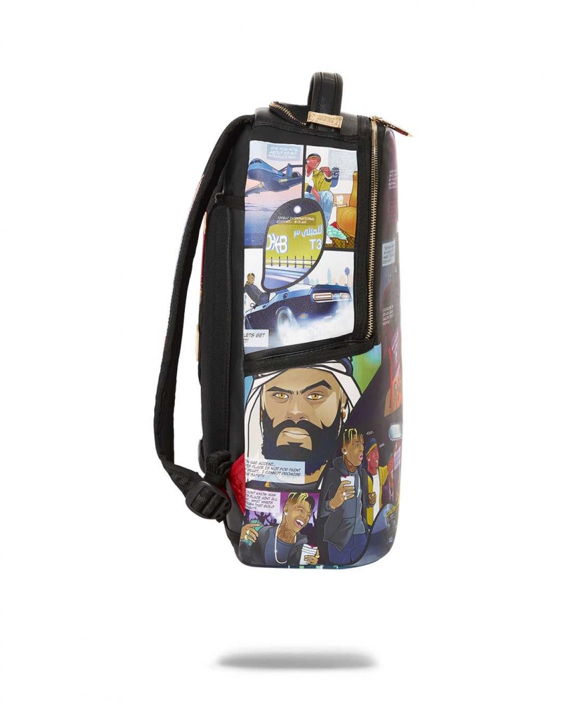 Sprayground Backpack SOULJA BOY COMIC BACKPACK Multicolor | YVTHS0534