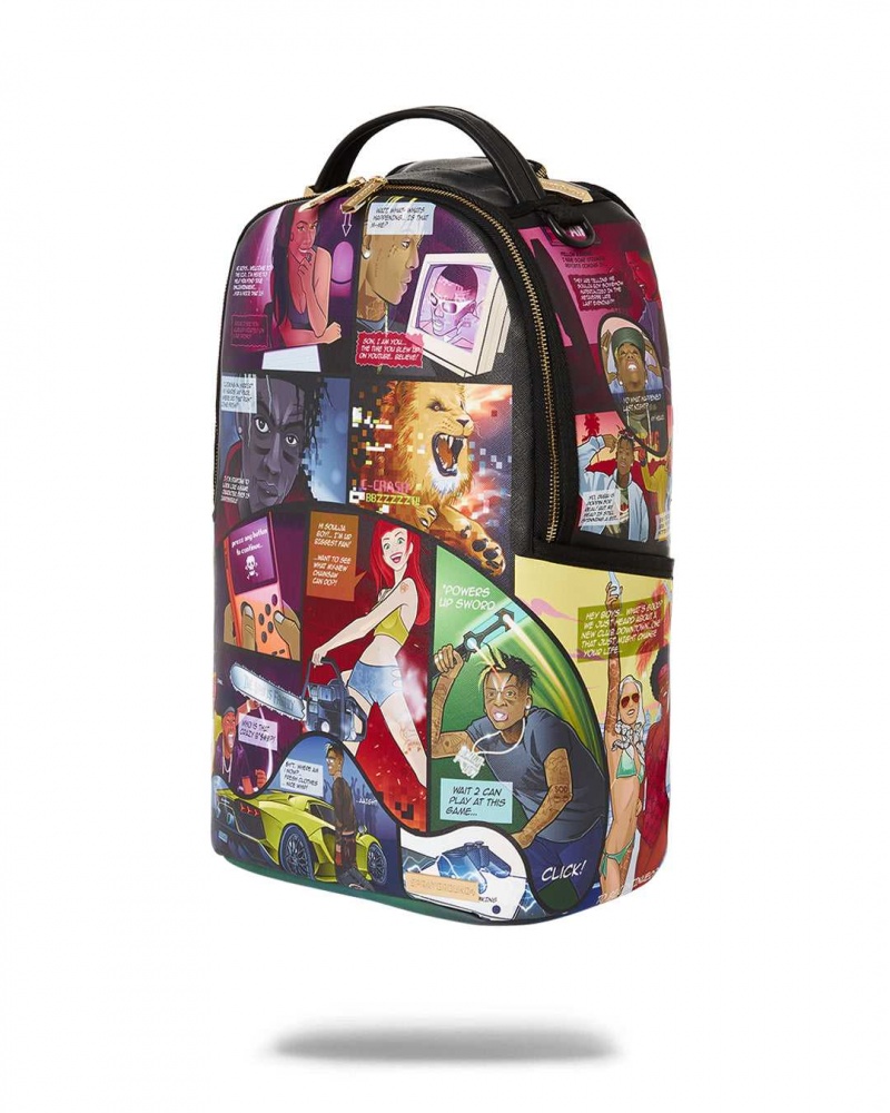 Sprayground Backpack SOULJA BOY COMIC BACKPACK Multicolor | YVTHS0534