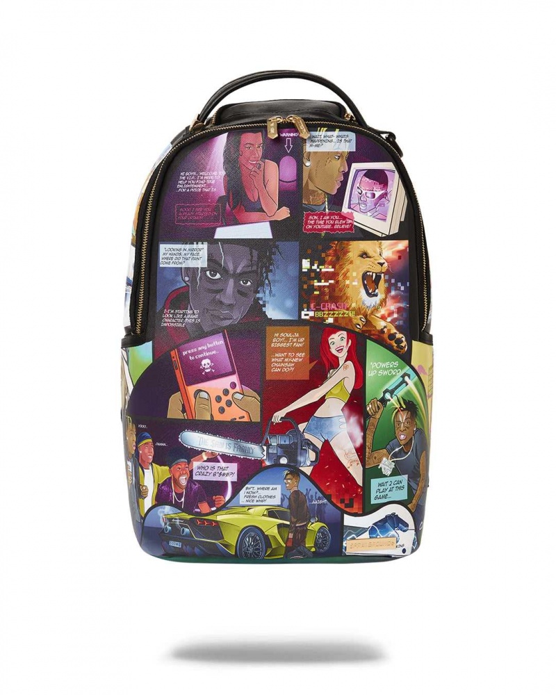 Sprayground Backpack SOULJA BOY COMIC BACKPACK Multicolor | YVTHS0534