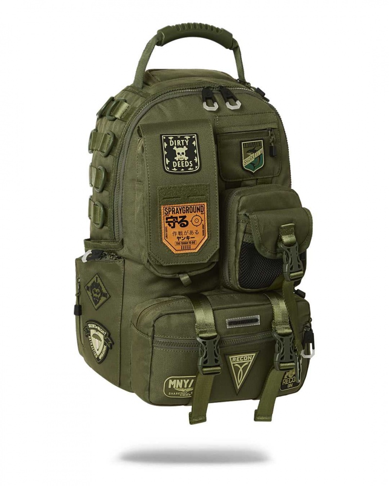 Sprayground Backpack SPECIAL OPS 3 BACKPACK Green | ZUQPN6840