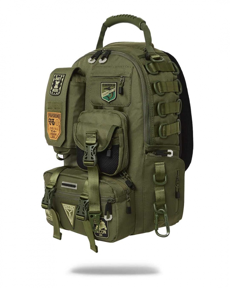 Sprayground Backpack SPECIAL OPS 3 BACKPACK Green | ZUQPN6840