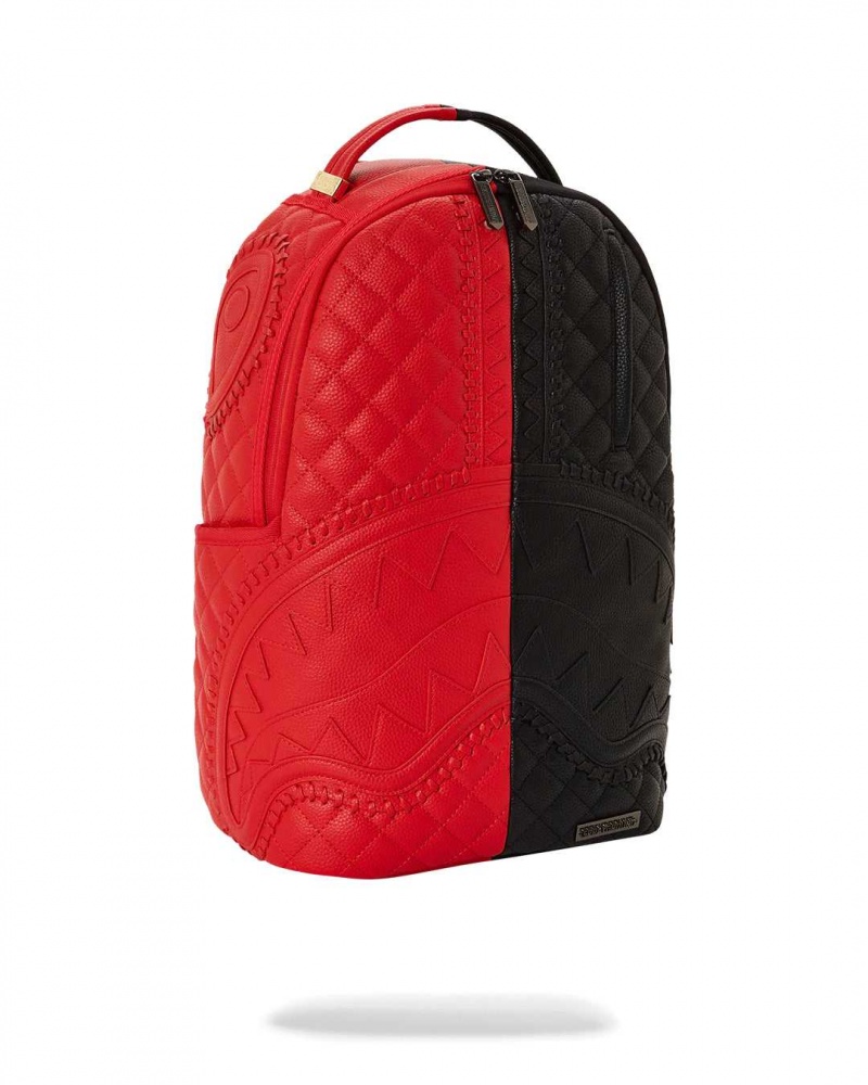 Sprayground Backpack SPLIT RIVIERA DLXSVF BACKPACK Red | JTMOU5896