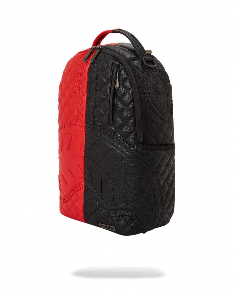 Sprayground Backpack SPLIT RIVIERA DLXSVF BACKPACK Red | JTMOU5896