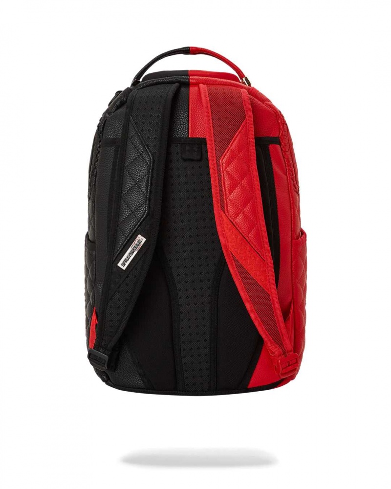 Sprayground Backpack SPLIT RIVIERA DLXSVF BACKPACK Red | JTMOU5896