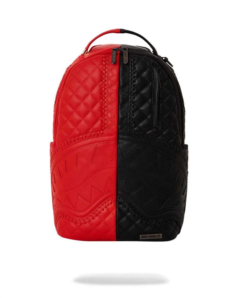 Sprayground Backpack SPLIT RIVIERA DLXSVF BACKPACK Red | JTMOU5896