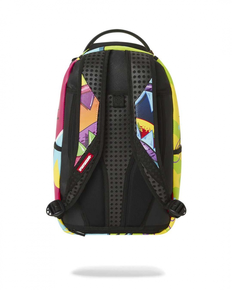 Sprayground Backpack SPLIT WEIRD DLX BACKPACK Green | HJAPD3791