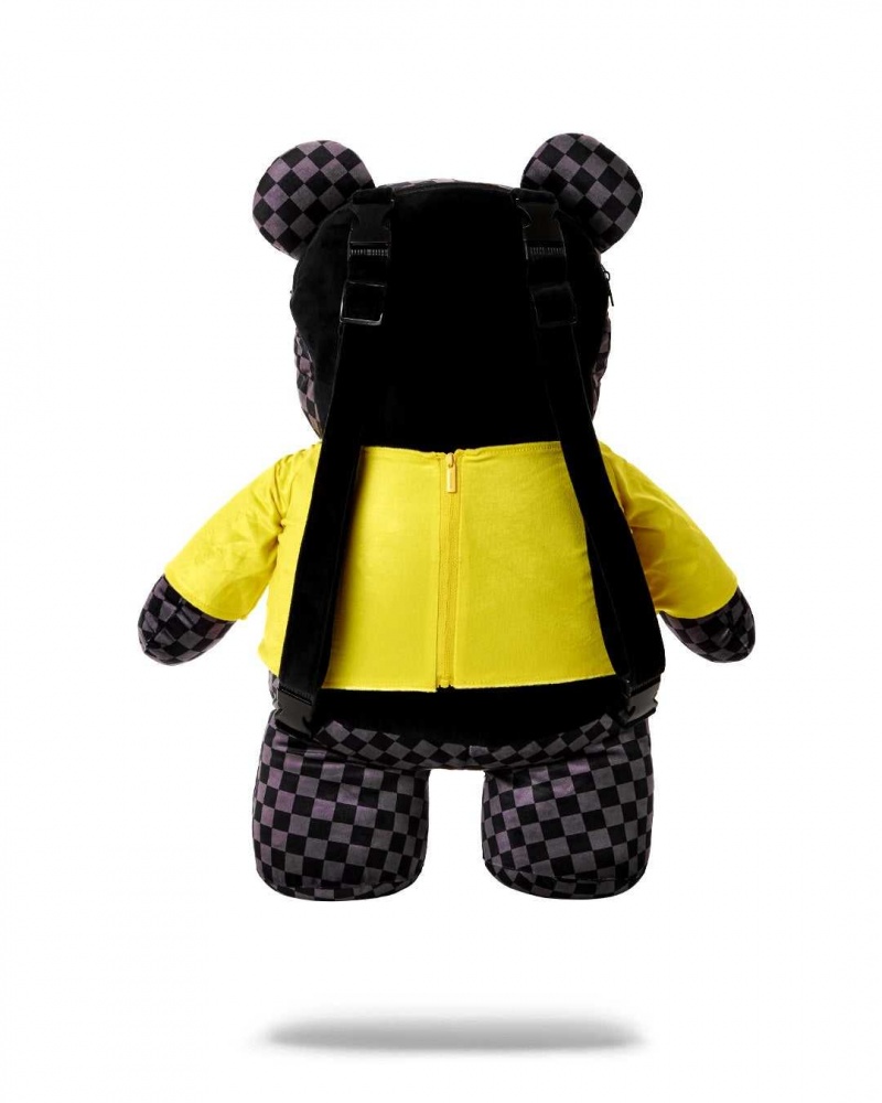 Sprayground Backpack SPONGEBOB MONEY BEAR Black | SVUGB4915