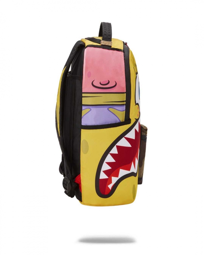 Sprayground Backpack SPONGEBOB SPLIT BACKPACK Yellow | GTMAP7056