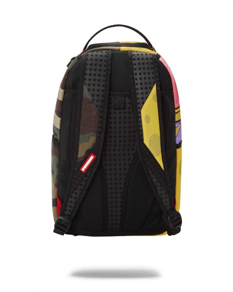 Sprayground Backpack SPONGEBOB SPLIT BACKPACK Yellow | GTMAP7056