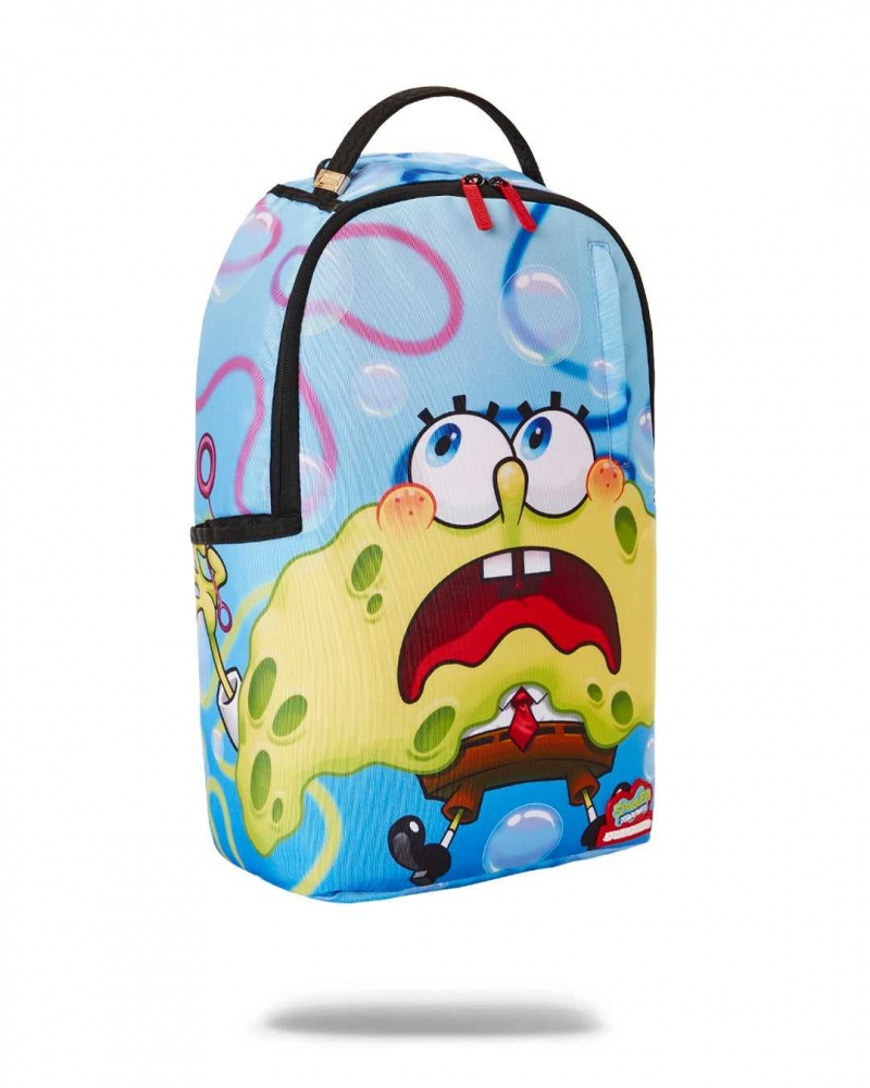 Sprayground Backpack SPONGEBOB DLXR BACKPACK Blue | CUQGZ9072