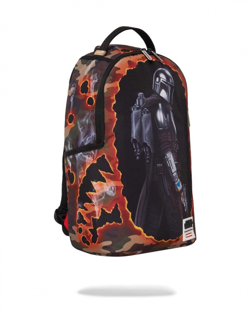 Sprayground Backpack STAR WARS: MANDO DLXS Camo Black | QHOKT1893