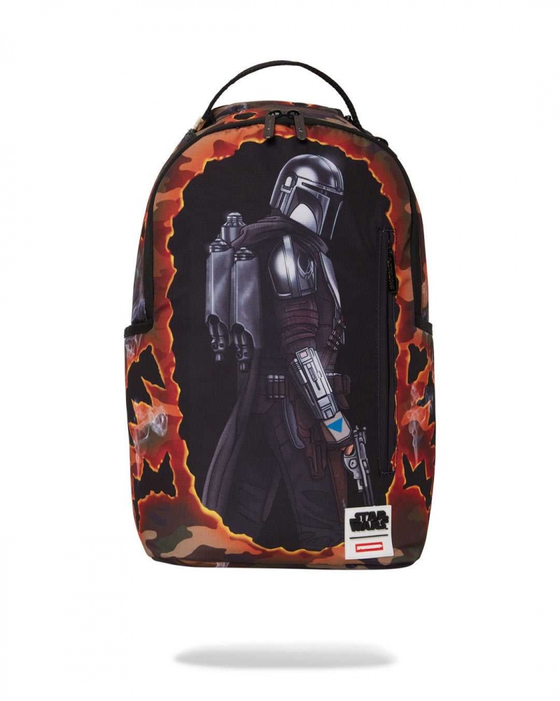 Sprayground Backpack STAR WARS: MANDO DLXS Camo Black | QHOKT1893