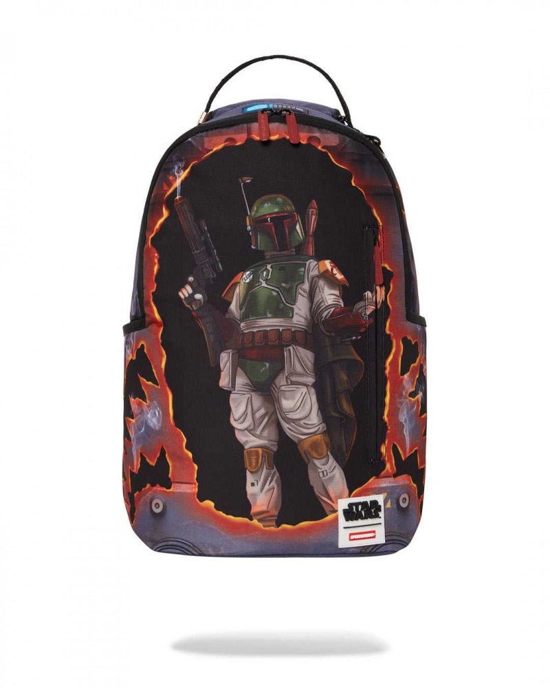 Sprayground Backpack STAR WARS: BOBA FETT BLOW OUT DLXS Black | QFWPR9230