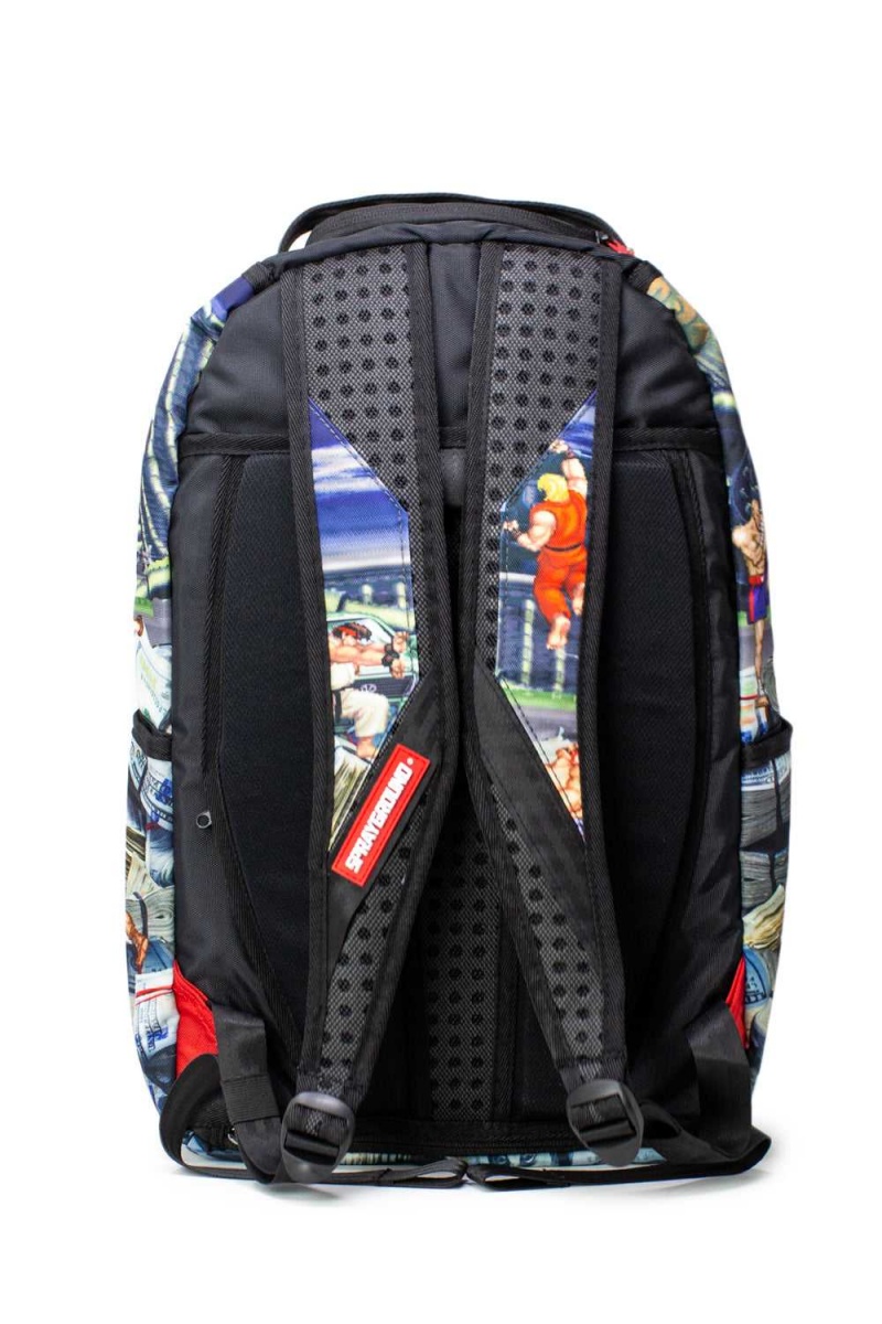 Sprayground Backpack STREET FIGHTER Black | BLIAU5076