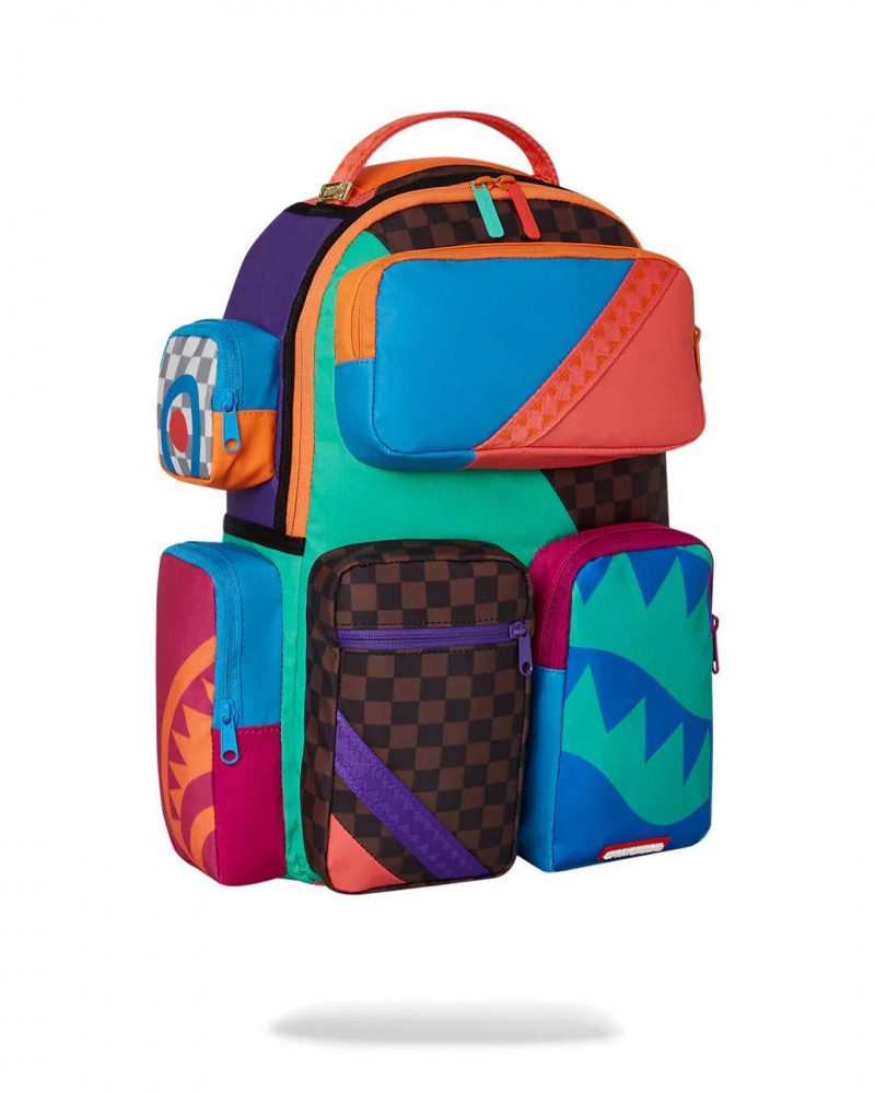 Sprayground Backpack SUPER DREAMY TROOPER BACKPACK Orange | CPIEY7320