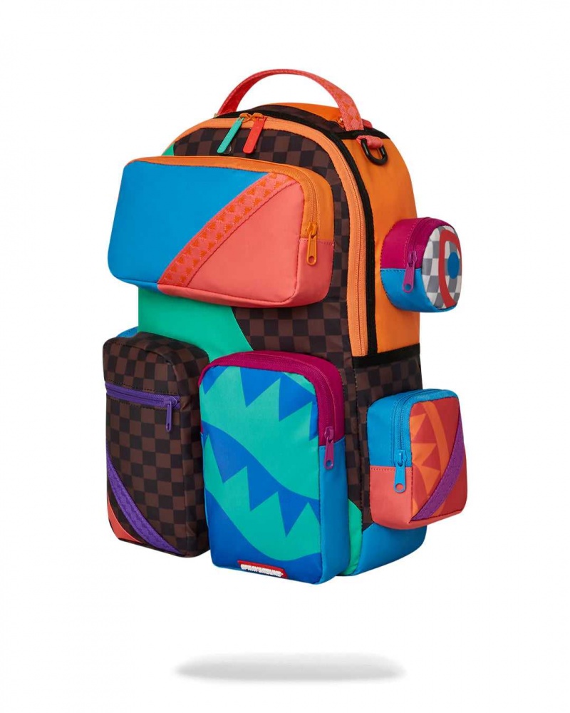 Sprayground Backpack SUPER DREAMY TROOPER BACKPACK Orange | CPIEY7320