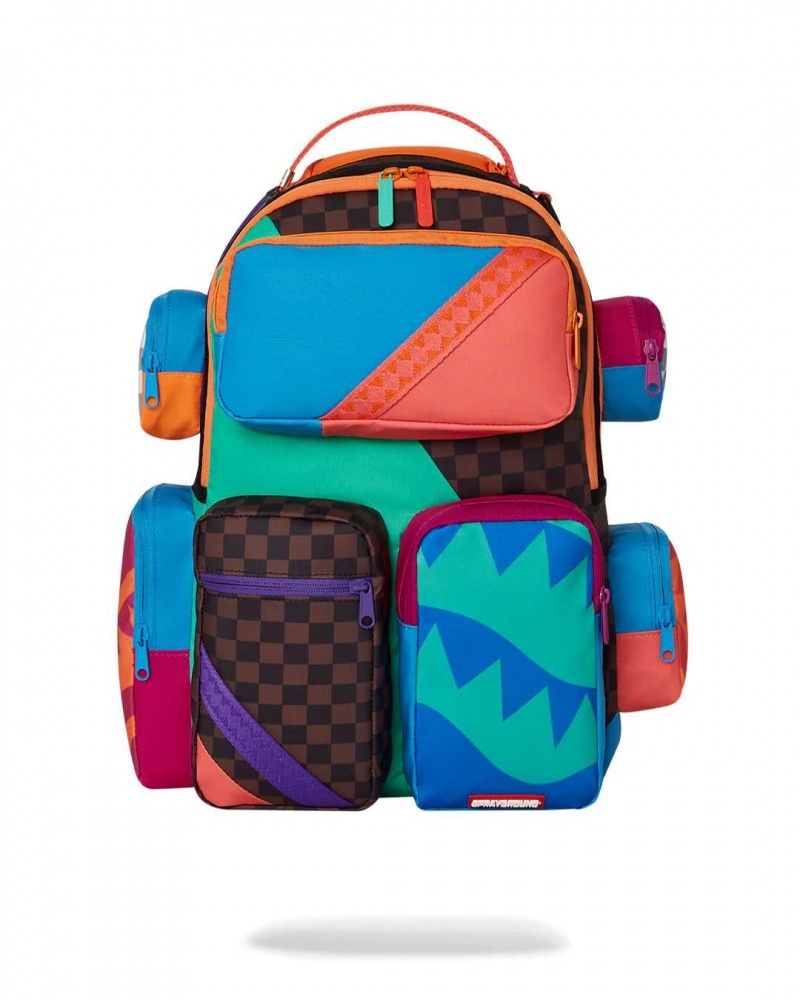 Sprayground Backpack SUPER DREAMY TROOPER BACKPACK Orange | CPIEY7320