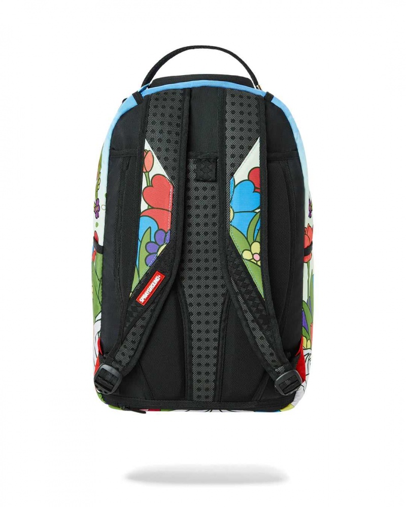 Sprayground Backpack SUSIE FLOWERS BACKPACK Blue | NXEBU4376