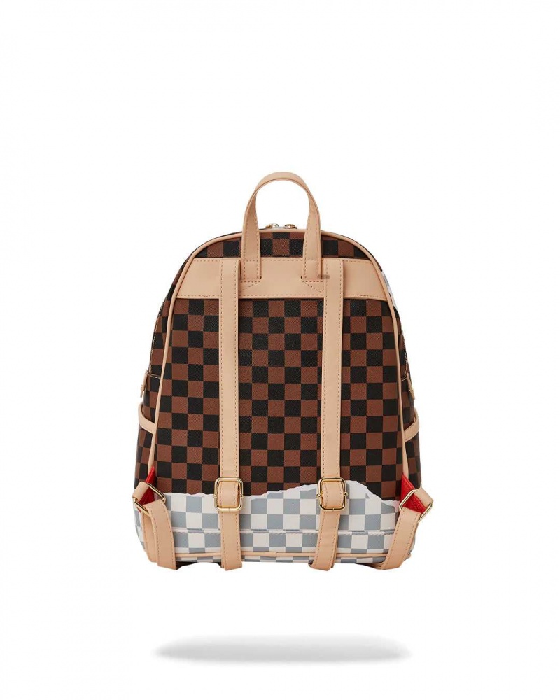 Sprayground Backpack TEARAWAY SAVAGE Brown | QCRDY6715