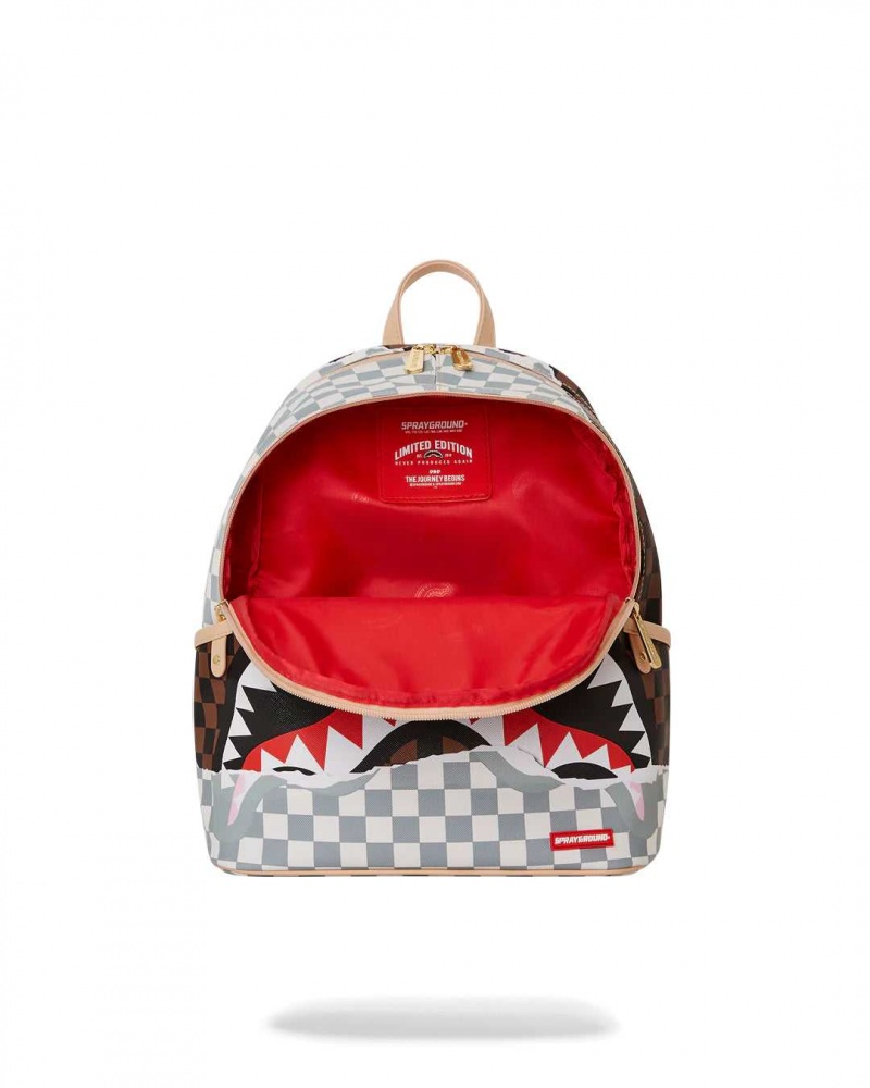 Sprayground Backpack TEARAWAY SAVAGE Brown | QCRDY6715