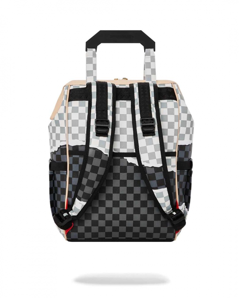 Sprayground Backpack TEAR IT UP BIZ TOP OPENER BACKPACK Grey | LURMY0687